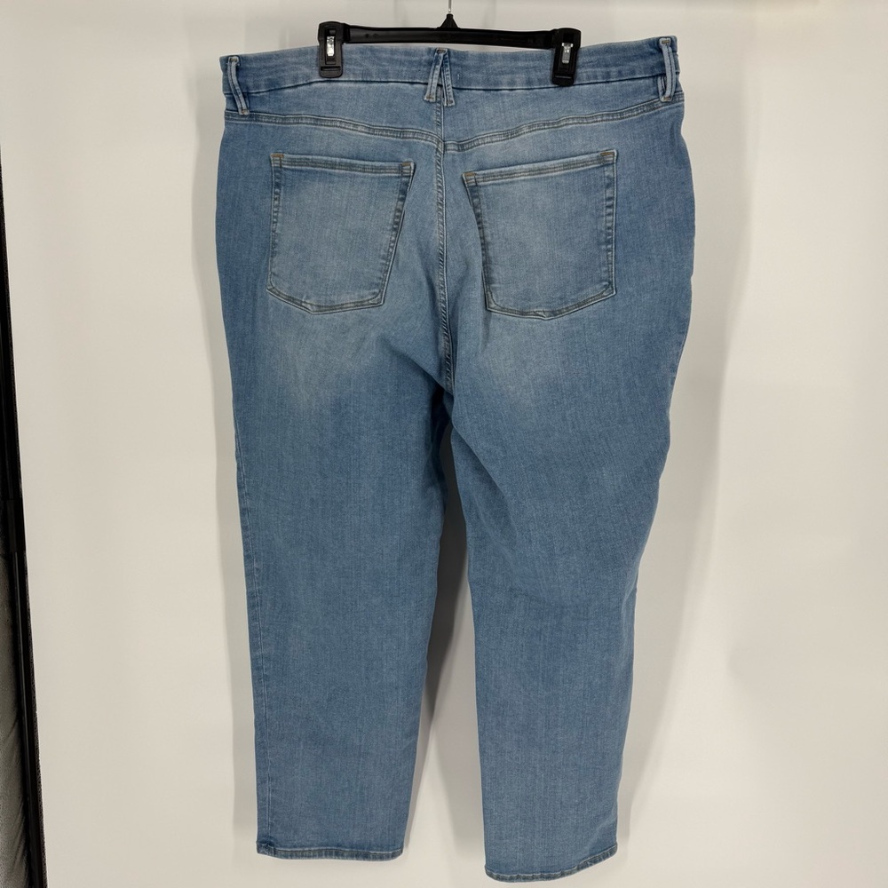 Good American High Rise Skinny Jeans Stretch Denim‎ Cropped Ankle Womens 20 26 - Picture 5 of 12